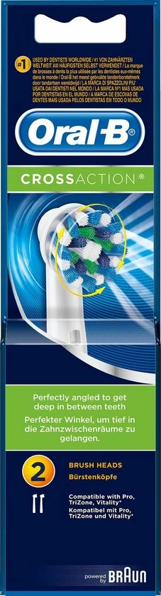 Nieuw π Oral B Oral-B Cross Action EB50 - 2 Stuks - Opzetborstels π 19 Nieuw π Oral B Oral-B Cross Action EB50 - 2 Stuks - Opzetborstels π - Afbeelding 17