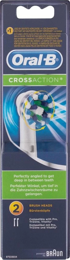 Nieuw π Oral B Oral-B Cross Action EB50 - 2 Stuks - Opzetborstels π 26 Nieuw π Oral B Oral-B Cross Action EB50 - 2 Stuks - Opzetborstels π - Afbeelding 24