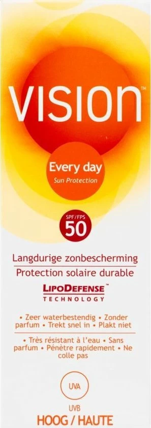 Beste deal π Vision Every Day Sun Protection Zonnebrand - SPF 50 - 100 Ml β 7 Beste deal π Vision Every Day Sun Protection Zonnebrand - SPF 50 - 100 Ml β - Afbeelding 5