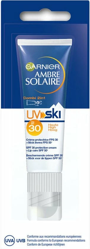 Hete verkoop 😉 Garnier Ambre Solaire UV Ski SPF 30 Lippenbalsem 😉 4 Hete verkoop 😉 Garnier Ambre Solaire UV Ski SPF 30 Lippenbalsem 😉 - Afbeelding 2