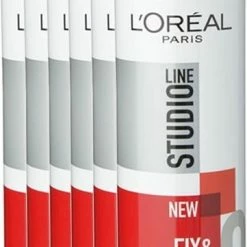 Top 10 🔥 L’Oréal Paris Studio Line Essentials Fix & Shine 24H Fixing Spray Super Strong - 6 X 250 Ml - Spray - Voordeelverpakking ❤️