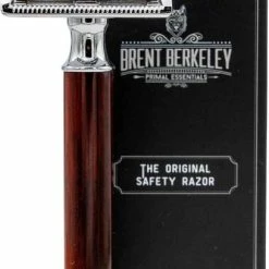 Beste Verkoop 🎁 Brent Berkeley® - The Original Double Edge Safety Razor - Professioneel Veiligheidsscheermes Voor Heren | Incl. Scheermesjes - Klassiek Scheermes Van Duurzaam Sandelhout | Eco-friendly 😍 -La Roche Shop 408x840 5