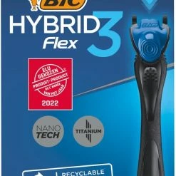 Flash-uitverkoop 🔥 BIC Scheermesjes - Hybrid 3 Flex Scheersysteem Voor Mannen - 1 Scheerapparaat + 4 Navulmesjes - Product Van Het Jaar 2022 ✨