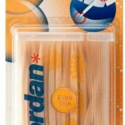 Goedkoop ⌛ 12x Jordan Tandenstokers Double Ended Extra Thin 140 Stuks 😍