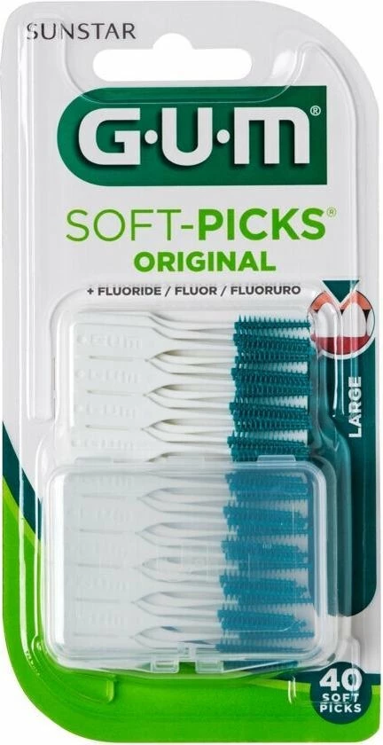 Uitgang β 4x GUM Soft-Picks Original Large 40 Stuks π― 3 Uitgang β 4x GUM Soft-Picks Original Large 40 Stuks π―