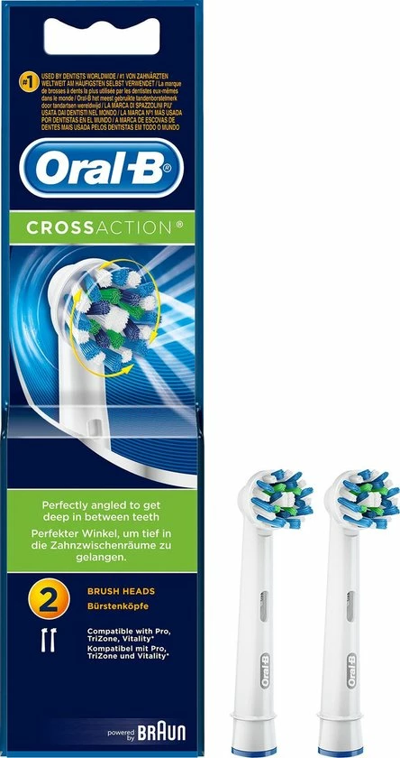 Nieuw π Oral B Oral-B Cross Action EB50 - 2 Stuks - Opzetborstels π 20 Nieuw π Oral B Oral-B Cross Action EB50 - 2 Stuks - Opzetborstels π - Afbeelding 18