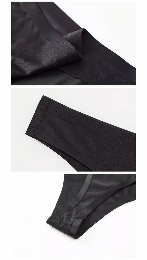 Uitgang βοΈ Merkloos Naadloos Ondergoed - 3 Stuks/verpakking - Gratis Vervoer- Spoorloze Strings - Seamless Lingerie - Sexy String - Tweede Huid π Bikini -Zwart String - Maat XXL π₯° 5 Uitgang βοΈ Merkloos Naadloos Ondergoed - 3 Stuks/verpakking - Gratis Vervoer- Spoorloze Strings - Seamless Lingerie - Sexy String - Tweede Huid π Bikini -Zwart String - Maat XXL π₯° - Afbeelding 3