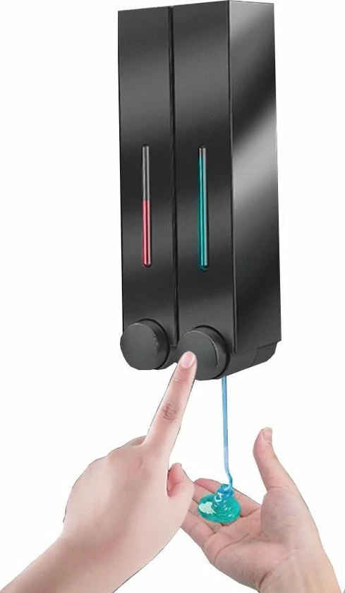 Top 10 π Merkloos Waal© Zeepdispenser - Zeeppompje - Wandmontage - Hangend - Wand - Muur - 2 Reservoirs - 2 Kamers - 430ml - Zwart π― 4 Top 10 π Merkloos Waal© Zeepdispenser - Zeeppompje - Wandmontage - Hangend - Wand - Muur - 2 Reservoirs - 2 Kamers - 430ml - Zwart π― - Afbeelding 2