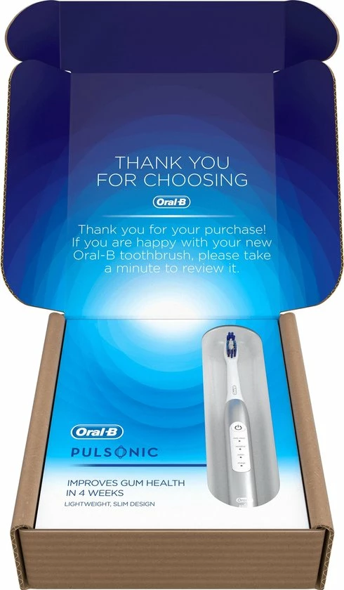 Goedkoopste 𧨠Oral B Oral-B Pulsonic Slim Luxe 4200 - Travel Edition Platinum - Elektrische Tandenborstel π 10 Goedkoopste 𧨠Oral B Oral-B Pulsonic Slim Luxe 4200 - Travel Edition Platinum - Elektrische Tandenborstel π - Afbeelding 8