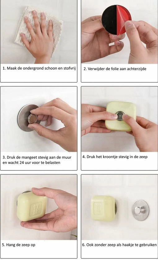 Kopen π₯° Bobbels & Putten - Zeephouder Magneet - Magnetische Zeephouder - Zeephouder Douche - Zeepbakje Hangend - Handdoekhaakje - Zelfklevend - Zeep Magneet - Zeephouder Douche - RVS - Zonder Boren - Scheerzeep π₯ 11 Kopen π₯° Bobbels & Putten - Zeephouder Magneet - Magnetische Zeephouder - Zeephouder Douche - Zeepbakje Hangend - Handdoekhaakje - Zelfklevend - Zeep Magneet - Zeephouder Douche - RVS - Zonder Boren - Scheerzeep π₯ - Afbeelding 9