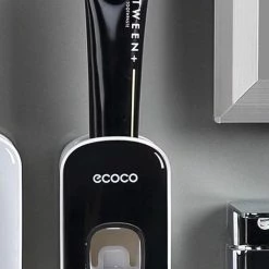 Goedkoop 🌟 Tandpasta Dispenser Pro - Tandpastadispenser - Tandpasta Dispenser Zwart Voor Draaidop Tubes- Ecoco Tandpasta Dispenser - Tandpasta Uitknijper - Tandpasta Knijper 🧨