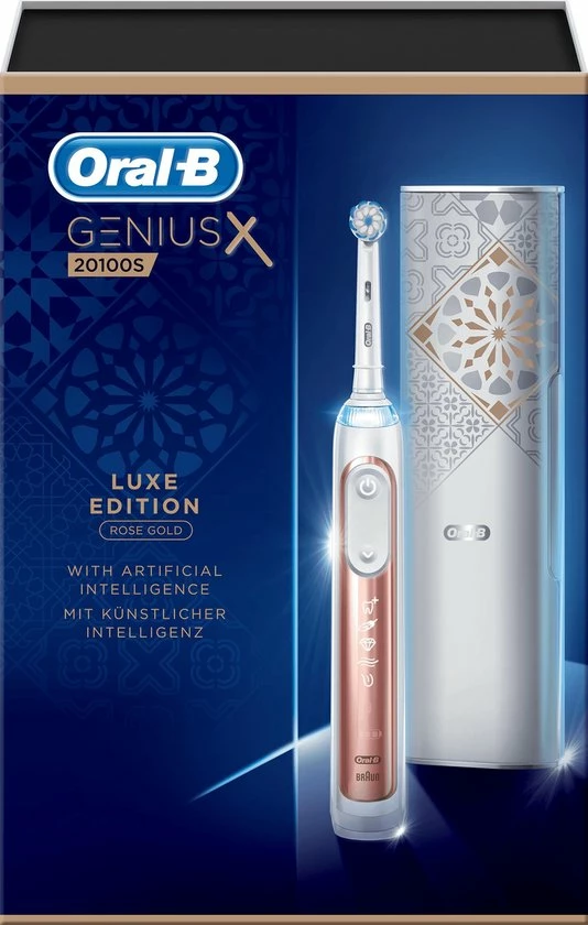 Gloednieuw π Oral B Oral-B Genius X 20100S - Luxe Edition Roségoud - Elektrische Tandenborstel β€οΈ 7 Gloednieuw π Oral B Oral-B Genius X 20100S - Luxe Edition Roségoud - Elektrische Tandenborstel β€οΈ - Afbeelding 5