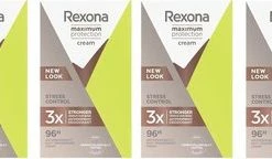 Flash-uitverkoop 😍 Rexona Cream Deodorant - Maximum Protection - Stress Control - 6 X 45 Ml 👍