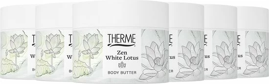Uitgang π― Therme Body Butter Zen White Lotus - 6 X 225 Gr - Voordeelverpakking π€© 3 Uitgang π― Therme Body Butter Zen White Lotus - 6 X 225 Gr - Voordeelverpakking π€©