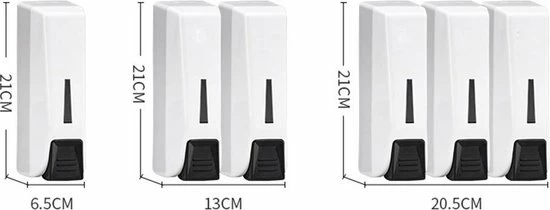 Goedkoop π WiseGoods Luxe Shampoo & Zeepdispenser - Wandmontage - Muur Zeep Dispenser - Zeeppompje Douche - Badkamer - Goud - 3 -Delig β€οΈ 4 Goedkoop π WiseGoods Luxe Shampoo & Zeepdispenser - Wandmontage - Muur Zeep Dispenser - Zeeppompje Douche - Badkamer - Goud - 3 -Delig β€οΈ - Afbeelding 2