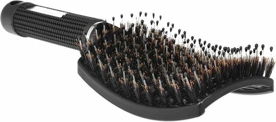 Kopen π Royaume De La Beauté Detangle Brush Zwart | Anti Klit | Zwijnenhaar | Nylon Haarborstel | Krulborstel | Boar | Detangling | Detangler Massage π₯° 4 Kopen π Royaume De La Beauté Detangle Brush Zwart | Anti Klit | Zwijnenhaar | Nylon Haarborstel | Krulborstel | Boar | Detangling | Detangler Massage π₯° - Afbeelding 2