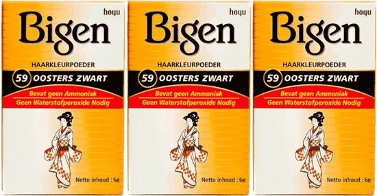 Beste Verkoop π Bigen Hair Powder - 59 Oosters Zwart - Voordeelverpakking 3 Stuks π 3 Beste Verkoop π Bigen Hair Powder - 59 Oosters Zwart - Voordeelverpakking 3 Stuks π