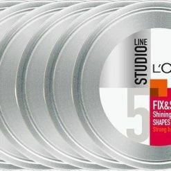 Beste deal 😀 L’Oréal Paris L'Oréal Paris Studio Line Essentials Fix & Shine Shining Wax - 6 X 75 Ml - Wax - Voordeelverpakking ⌛