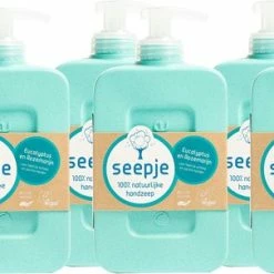 Hete verkoop 🔥 Seepje Handzeep Voordeelverpakking ‘Eucalyptus En Rozemarijn’ – 6 X 300 Ml 🤩
