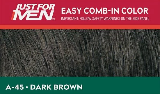 Groothandel ❤️ Just For Men Autostop Haarkleuring A45 Donkerbruin ✔️ 3 Groothandel ❤️ Just For Men Autostop Haarkleuring A45 Donkerbruin ✔️