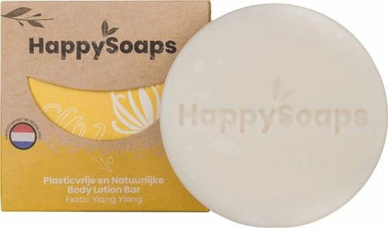 Aanbiedingen π HappySoaps Body Lotion Bar - Exotic Ylang Ylang - Verleidend Bloemige Geur, Verzogend & Hydraterend - 100% Plasticvrij, Vegan & Natuurlijk - 65gr π 3 Aanbiedingen π HappySoaps Body Lotion Bar - Exotic Ylang Ylang - Verleidend Bloemige Geur, Verzogend & Hydraterend - 100% Plasticvrij, Vegan & Natuurlijk - 65gr π