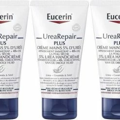Gloednieuw 👍 Eucerin Urea Repair Plus Handcrème 5% Urea 3x75ml 🎉