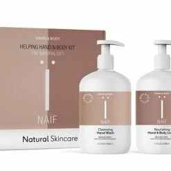Uitgang 👍 Naïf Plasticvrije Handzeep En Handlotion - Cadeauverpakking - Huidverzorging - 2 X 340ml - Met Natuurlijke Ingrediënten ⭐