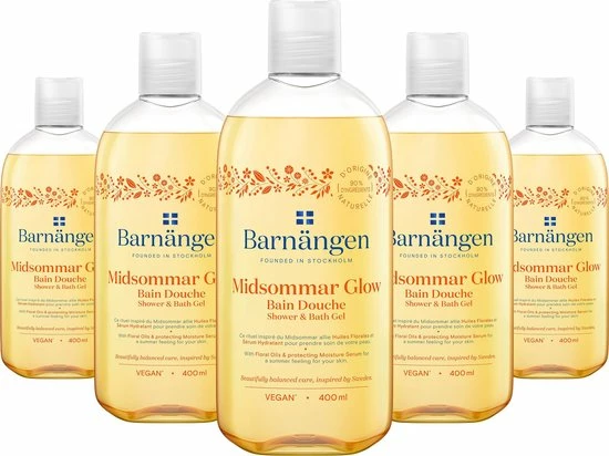Goedkoop π Barnängen Midsommar Glow Shower & Bath Gel Vegan 5x 400ml π 3 Goedkoop π Barnängen Midsommar Glow Shower & Bath Gel Vegan 5x 400ml π