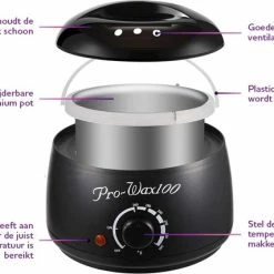 Aanbiedingen 😉 QY Waxen Of Harsen Met De Wax Verwarmer - Zijdezachte Huid – Benen En Armen – Pro-Wax 100 – Zwart 🔔 -La Roche Shop 550x427 3
