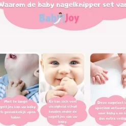 Groothandel 😍 BABY JOY BabyJoy - Baby Nagelknipper Set Roze - Nagelknipper Baby - Nagelvijl Baby - Nagelschaar Baby - Baby Manicure Set - Kraamcadeau - Baby Verzorgingsset 🤩 -La Roche Shop 550x442 1