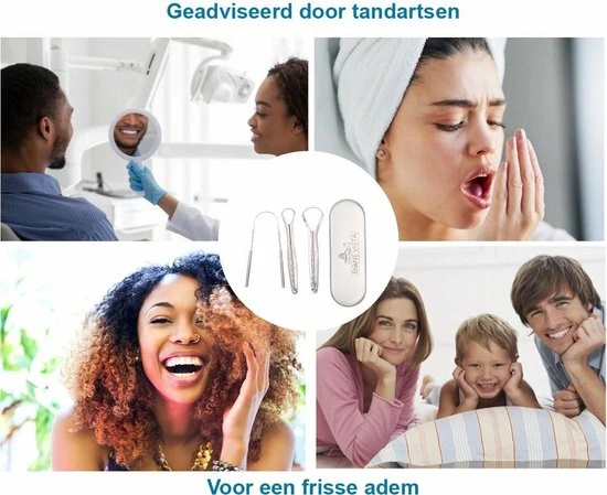 Coupon ❤️ Bone Vista RVS Tongschraper Voor Mondverzorging – 4 Stuks – Tongreiniger, Tongborstel & Tong Schraper – Duurzaam & Herbruikbaar 🤩 7 Coupon ❤️ Bone Vista RVS Tongschraper Voor Mondverzorging – 4 Stuks – Tongreiniger, Tongborstel & Tong Schraper – Duurzaam & Herbruikbaar 🤩 - Afbeelding 5