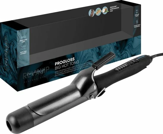 Flash-uitverkoop ❤️ Revamp Progloss Big Tong Krultang - Krultang 38 MM - Krultang Met Clip - Geschikt Voor Alle Haartypen ✨ 11 Flash-uitverkoop ❤️ Revamp Progloss Big Tong Krultang - Krultang 38 MM - Krultang Met Clip - Geschikt Voor Alle Haartypen ✨ - Afbeelding 9