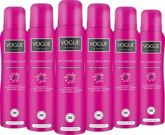 Hete verkoop π 6x Vogue Extravagant Parfum Deodorant 150 Ml π― 3 Hete verkoop π 6x Vogue Extravagant Parfum Deodorant 150 Ml π―