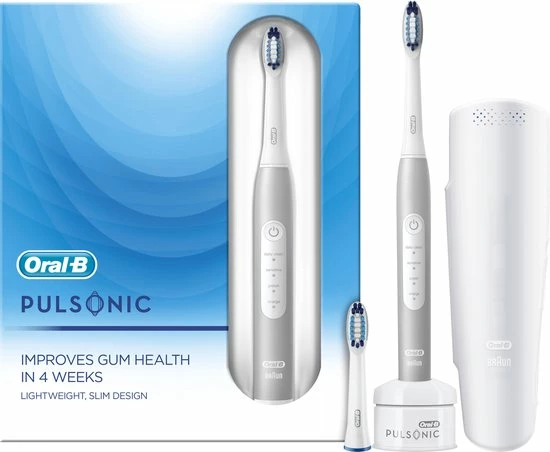 Goedkoopste 𧨠Oral B Oral-B Pulsonic Slim Luxe 4200 - Travel Edition Platinum - Elektrische Tandenborstel π 12 Goedkoopste 𧨠Oral B Oral-B Pulsonic Slim Luxe 4200 - Travel Edition Platinum - Elektrische Tandenborstel π - Afbeelding 10