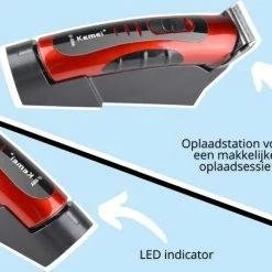 Beste Verkoop 🧨 Merkloos Tondeuse - 5 Opzetkammen - Oplaadstation - Tondeuse Mannen 🧨 -La Roche Shop 550x453