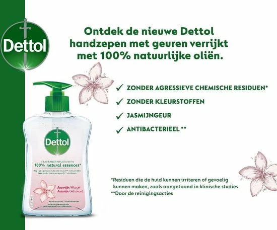 Begroting π Dettol Handzeep - Antibacterieel - Jasmijn - 100% Natuurlijke Oliën - 6 X 250 Ml π― 5 Begroting π Dettol Handzeep - Antibacterieel - Jasmijn - 100% Natuurlijke Oliën - 6 X 250 Ml π― - Afbeelding 3