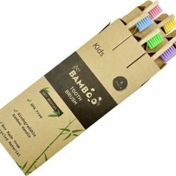 Hete verkoop 🥰 BAMBOO - Bamboe Tandenborstel Kinderen - Set Van 6 Stuks - Biologisch Afbreekbaar - Duurzaam - Plasticvrij - Recyclebaar - BPA-vrij 💯 -La Roche Shop 550x467 3