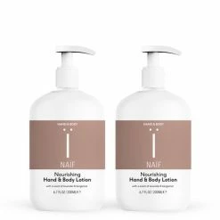 Uitgang 🔔 Naïf Verzorgende Handlotion - Plasticvrij - Handverzorging - 2 X 340ml - Met Natuurlijke Ingrediënten ⭐