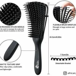 Groothandel 🎉 Afabs® Anti-klit Haarborstel | Detangler Brush | Detangling Brush | Kam Voor Krullen | Kroes Haar Borstel | Zwart 🛒 10 Groothandel 🎉 Afabs® Anti-klit Haarborstel | Detangler Brush | Detangling Brush | Kam Voor Krullen | Kroes Haar Borstel | Zwart 🛒 -La Roche Shop 550x470 4