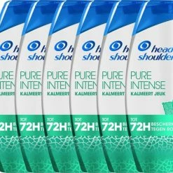 Beste deal 😀 Head & Shoulders Pure Intense Anti-roos Shampoo - Kalmeert Jeuk - Voordeelverpakking 6 X 250ml 👏
