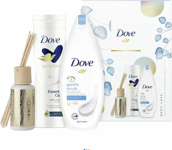 Gloednieuw β€οΈ Dove Body Love Geschenkset - Gentle Scrub, Douchecrème En Geurstok π 3 Gloednieuw β€οΈ Dove Body Love Geschenkset - Gentle Scrub, Douchecrème En Geurstok π