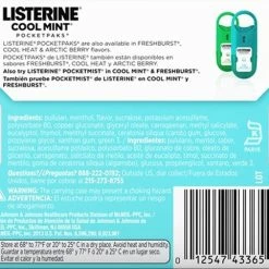 Korting π Listerine CoolMint Pocket Paks - Strips Tegen Slechte Adem - Geen Mondwater Nodig - Total Care- 8 Stuks π 8 Korting π Listerine CoolMint Pocket Paks - Strips Tegen Slechte Adem - Geen Mondwater Nodig - Total Care- 8 Stuks π -La Roche Shop 550x482 3