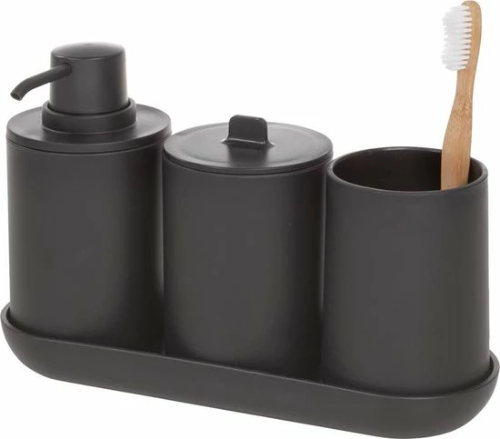 Flash-uitverkoop β IDesign Badkamer Organizer 4-delig Zwart - Zwart 𧨠3 Flash-uitverkoop β IDesign Badkamer Organizer 4-delig Zwart - Zwart π§¨
