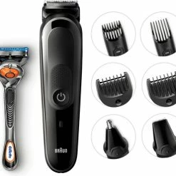 Kopen 🧨 Braun Multigroomer MGK5060 Baardtrimmer Zwart, Grijs ⌛ -La Roche Shop 550x492 2