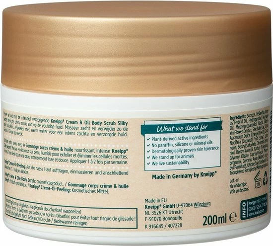 Goedkoopste π Kneipp Silky Secret - Cream & Oil Body Scrub π 6 Goedkoopste π Kneipp Silky Secret - Cream & Oil Body Scrub π - Afbeelding 4