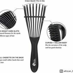 Groothandel 🎉 Afabs® Anti-klit Haarborstel | Detangler Brush | Detangling Brush | Kam Voor Krullen | Kroes Haar Borstel | Zwart 🛒 11 Groothandel 🎉 Afabs® Anti-klit Haarborstel | Detangler Brush | Detangling Brush | Kam Voor Krullen | Kroes Haar Borstel | Zwart 🛒 -La Roche Shop 550x503 2