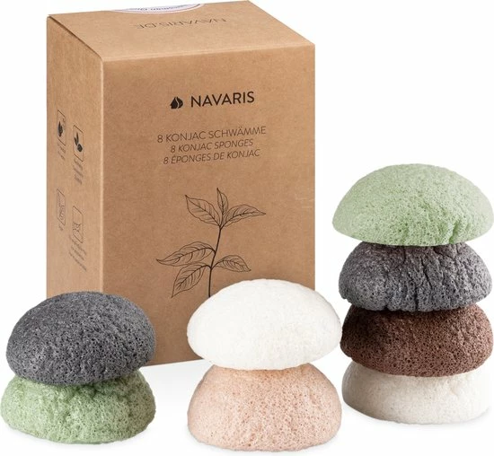 Korting π Navaris Set Van 8 Konjac Sponzen - Natuurlijke Sponzen Voor Gezichtsreiniging - Reinigt De Rijpe, Onzuivere, Droge, Gevoelige En Normale Huid - Vegan β¨ 8 Korting π Navaris Set Van 8 Konjac Sponzen - Natuurlijke Sponzen Voor Gezichtsreiniging - Reinigt De Rijpe, Onzuivere, Droge, Gevoelige En Normale Huid - Vegan β¨ - Afbeelding 6