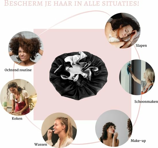 Beste Verkoop π₯ Beyeza Satijnen Slaapmuts Voor Volwassenen – Hair Bonnet Satijn – Verstelbaar - Slaapmuts Satijn – Satin Bonnet – Satijnen Bonnet – Zwart/Rood - 2 STUKS π 8 Beste Verkoop π₯ Beyeza Satijnen Slaapmuts Voor Volwassenen – Hair Bonnet Satijn – Verstelbaar - Slaapmuts Satijn – Satin Bonnet – Satijnen Bonnet – Zwart/Rood - 2 STUKS π - Afbeelding 6