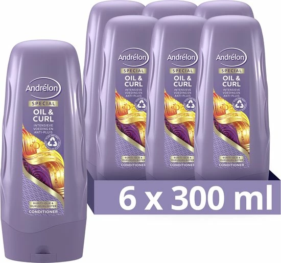 Groothandel π Andrélon Special Oil & Curl Conditioner - 6 X 300 Ml - Voordeelverpakking π 3 Groothandel π Andrélon Special Oil & Curl Conditioner - 6 X 300 Ml - Voordeelverpakking π