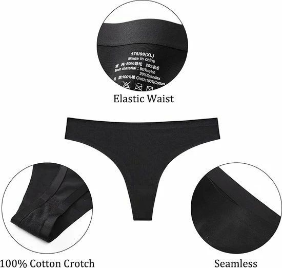 Uitgang βοΈ Merkloos Naadloos Ondergoed - 3 Stuks/verpakking - Gratis Vervoer- Spoorloze Strings - Seamless Lingerie - Sexy String - Tweede Huid π Bikini -Zwart String - Maat XXL π₯° 7 Uitgang βοΈ Merkloos Naadloos Ondergoed - 3 Stuks/verpakking - Gratis Vervoer- Spoorloze Strings - Seamless Lingerie - Sexy String - Tweede Huid π Bikini -Zwart String - Maat XXL π₯° - Afbeelding 5
